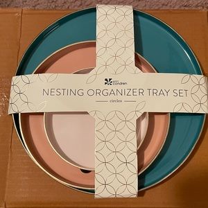 NIB Erin Condren Nesting Tray Set - Circles